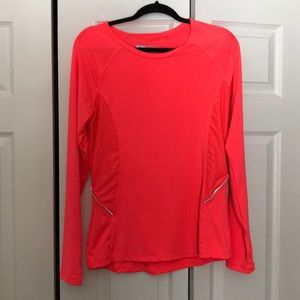 Hot pink workout top